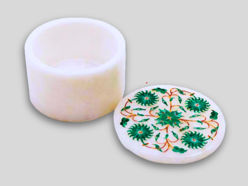Beautiful Inlay Work Decorative Vintage Jewelry Box